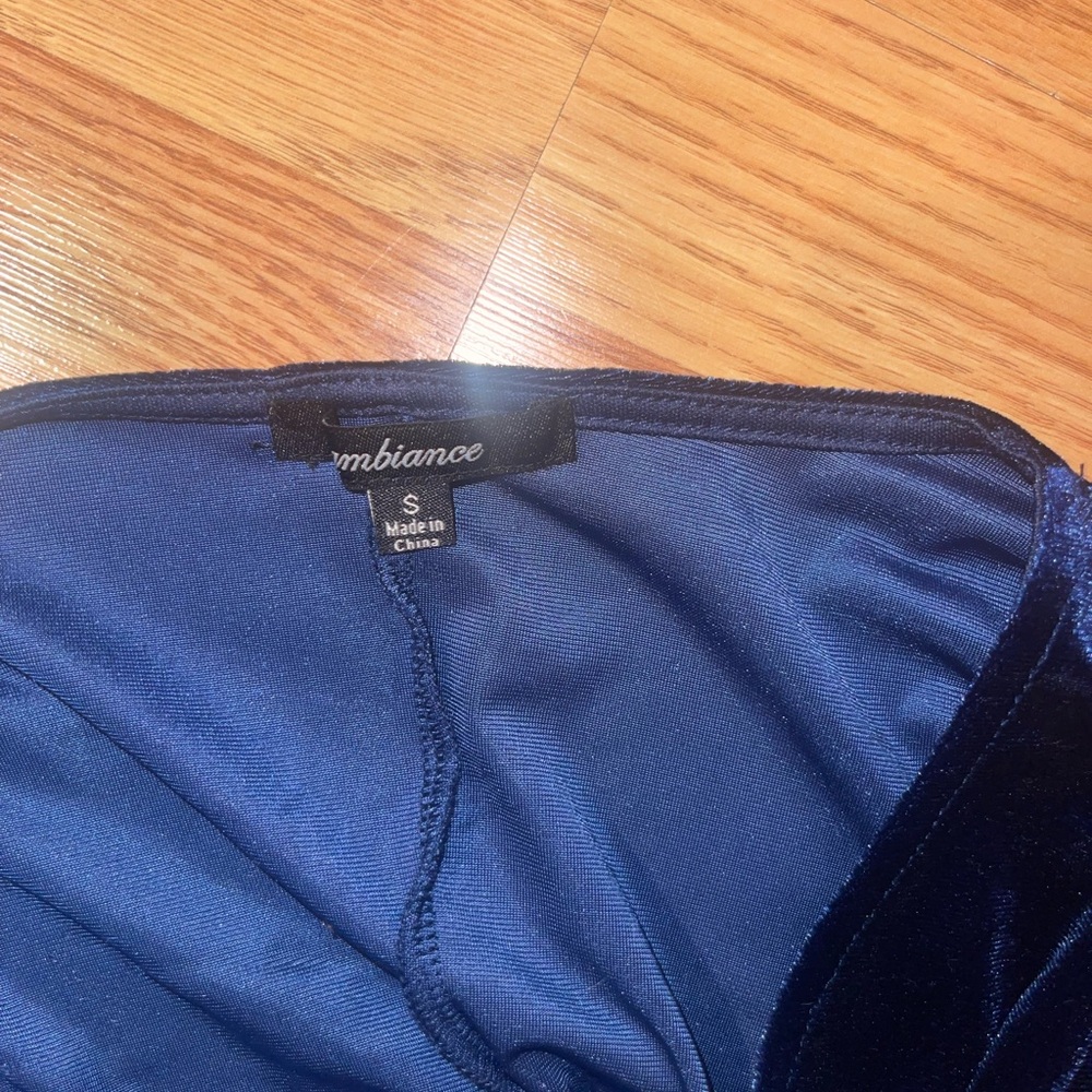 Ambiance Navy Velvet Apparel